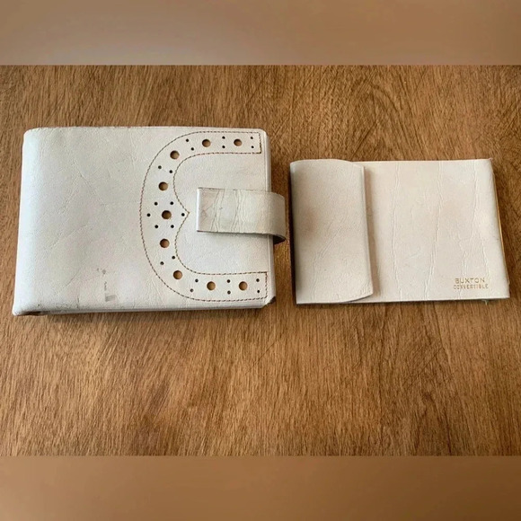 Vintage BUXTON convertible top grain cowhide leather wallet - Picture 3 of 15